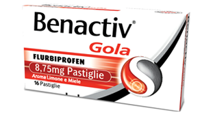 Benactiv Gola Gusto Limone E Miele 16 Pastiglie - Farmaciapacini.it