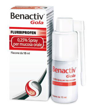 BENACTIV GOLA*SPRAY 15ML 0,25% - Farmaciapacini.it