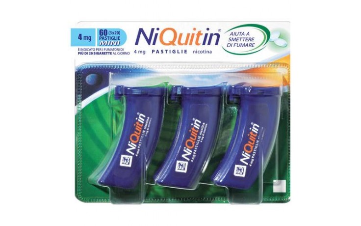 NIQUITIN*60PASTL 4MG MENTA FL - Farmaciapacini.it