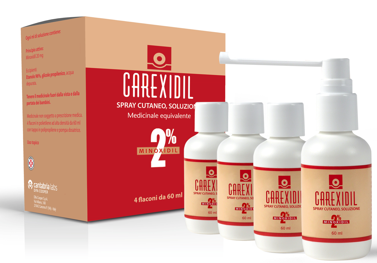CAREXIDIL*4FL SOLUZ CUT 60ML2% - Farmaciapacini.it