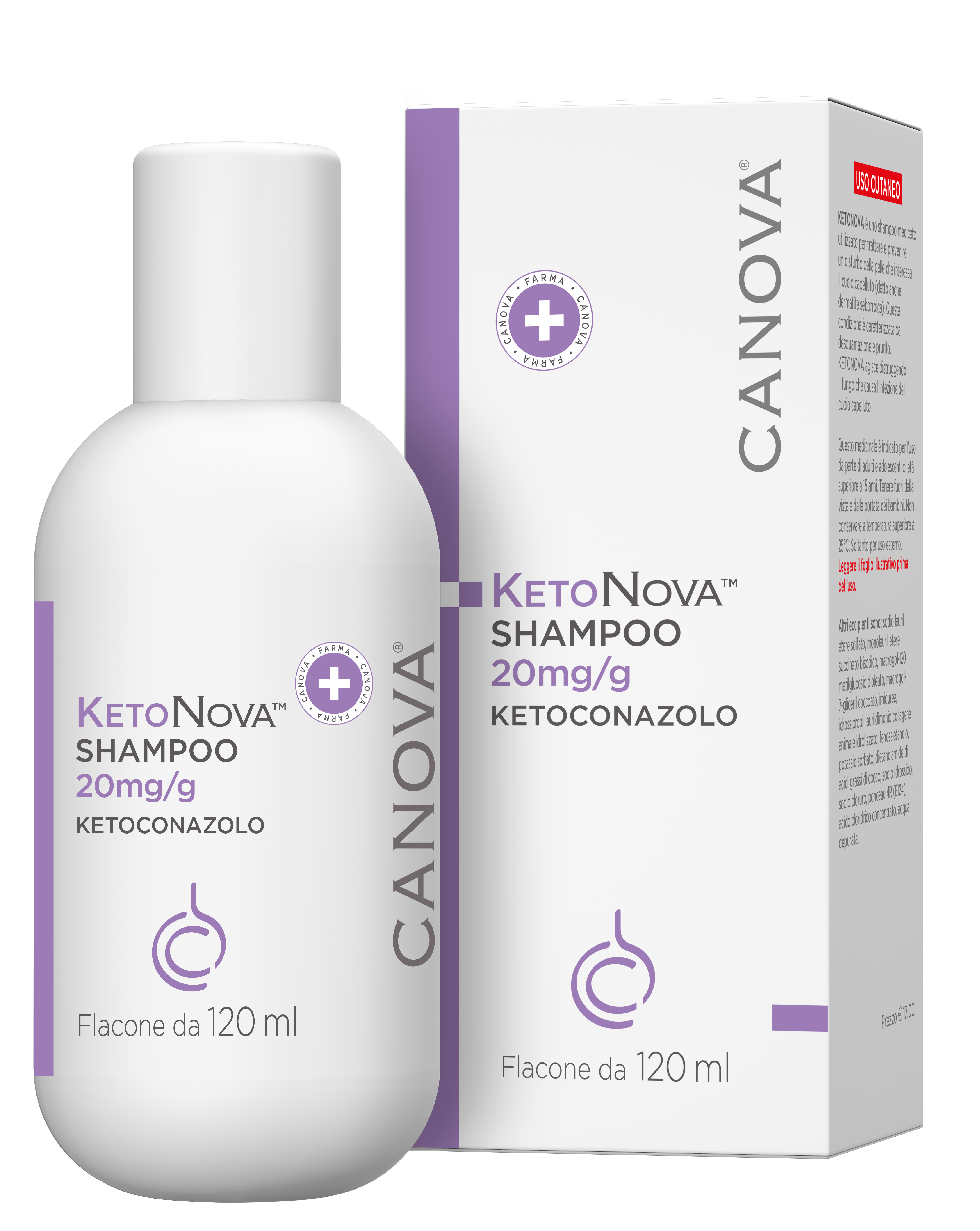 KETONOVA*SHAMPOO 120ML 20MG/G - Farmaciapacini.it
