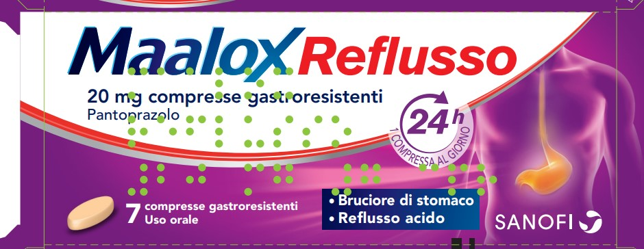 MAALOX REFLUSSO*7CPR 20MG - Farmaciapacini.it