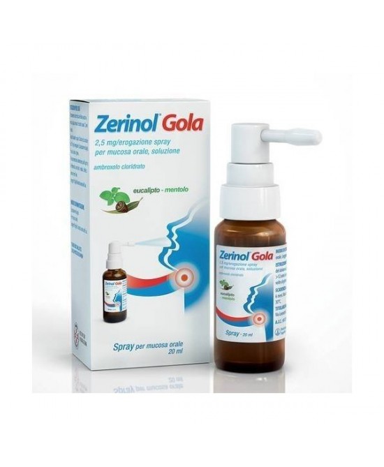 ZERINOL GOLA*SPR 20ML 2,5MG/ER - Farmaciapacini.it