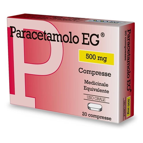 PARACETAMOLO EG*20CPR 500MG - Farmaciapacini.it