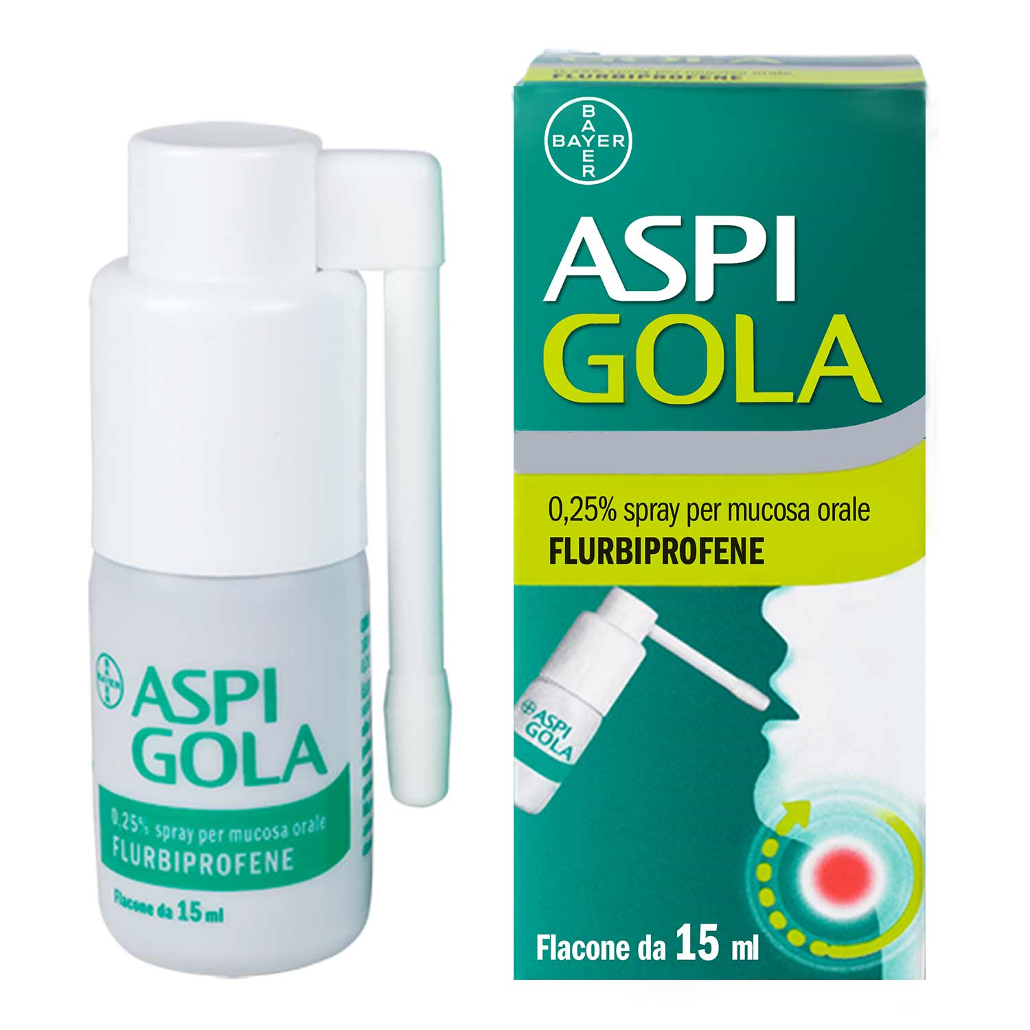 ASPI GOLA*OS SPRAY 15ML 0,25% - Farmaciapacini.it