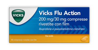 VICKS FLU ACTION*12CPR200+30MG - Farmaciapacini.it