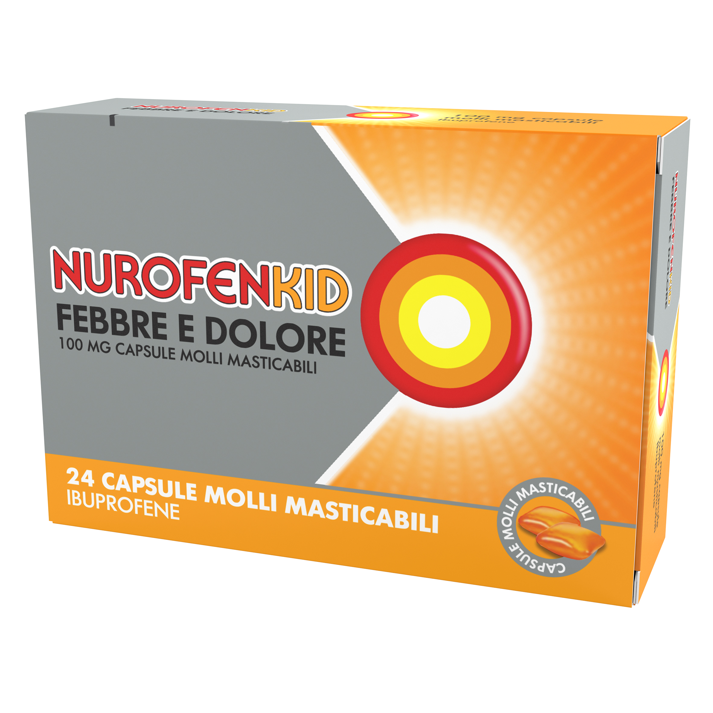 NUROFENKID FEBBRE D*24CPS100MG - Farmaciapacini.it