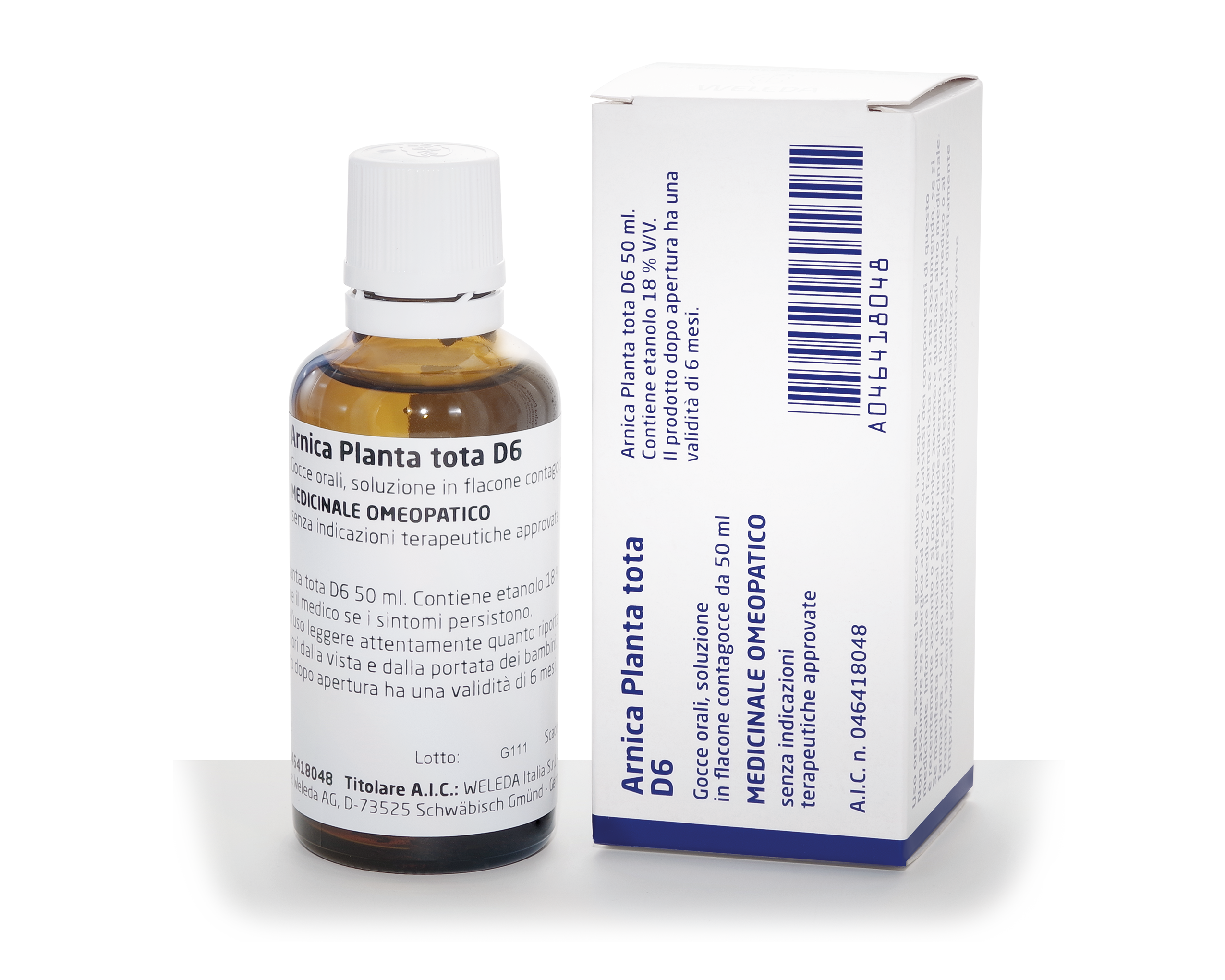 ARNICA PLANTA TOTA*D6 GTT 50ML - Farmaciapacini.it