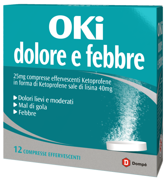 OKI DOLORE E FEBBRE*12CPR EFF  - Farmaciapacini.it
