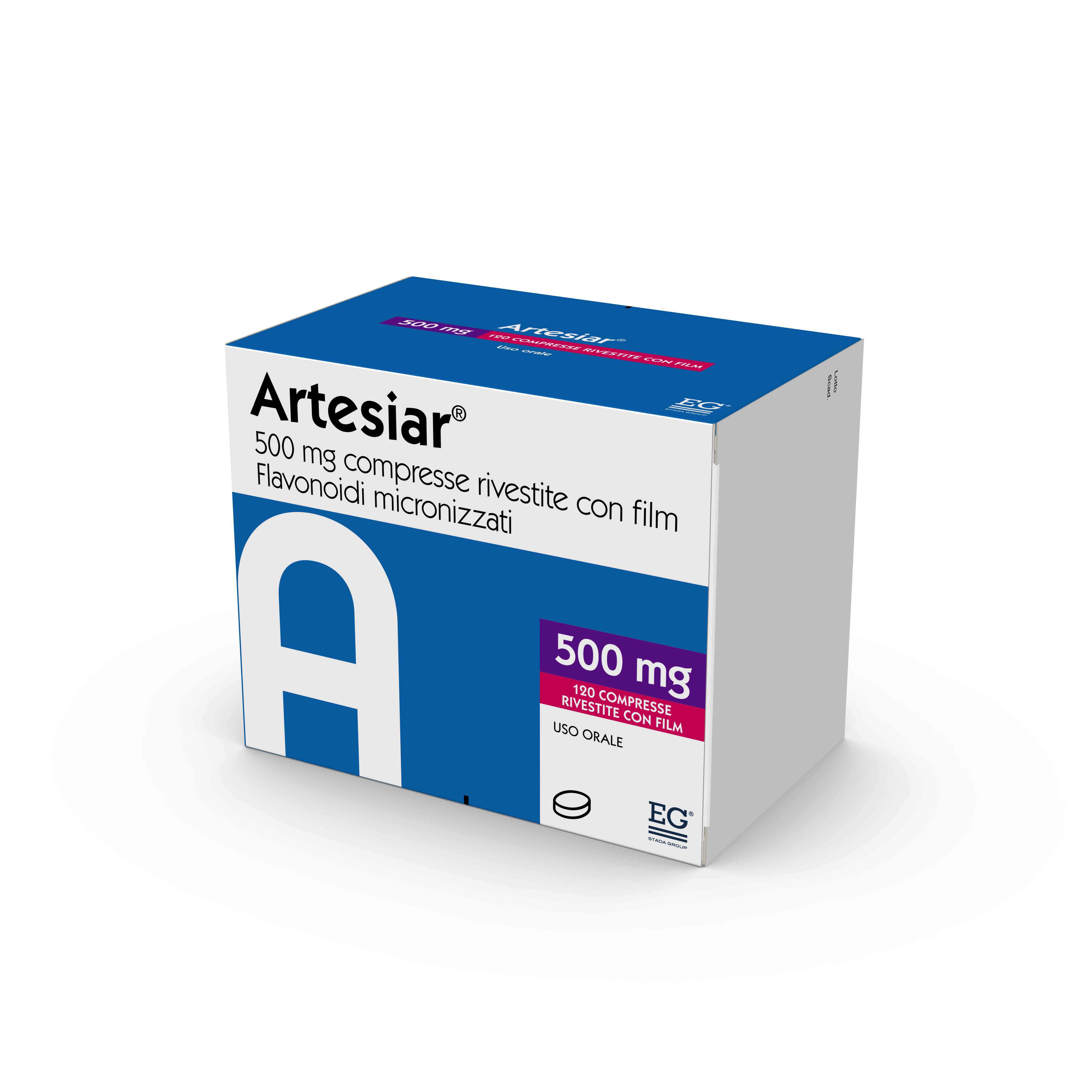 ARTESIAR*120CPR RIV 500MG - Farmaciapacini.it