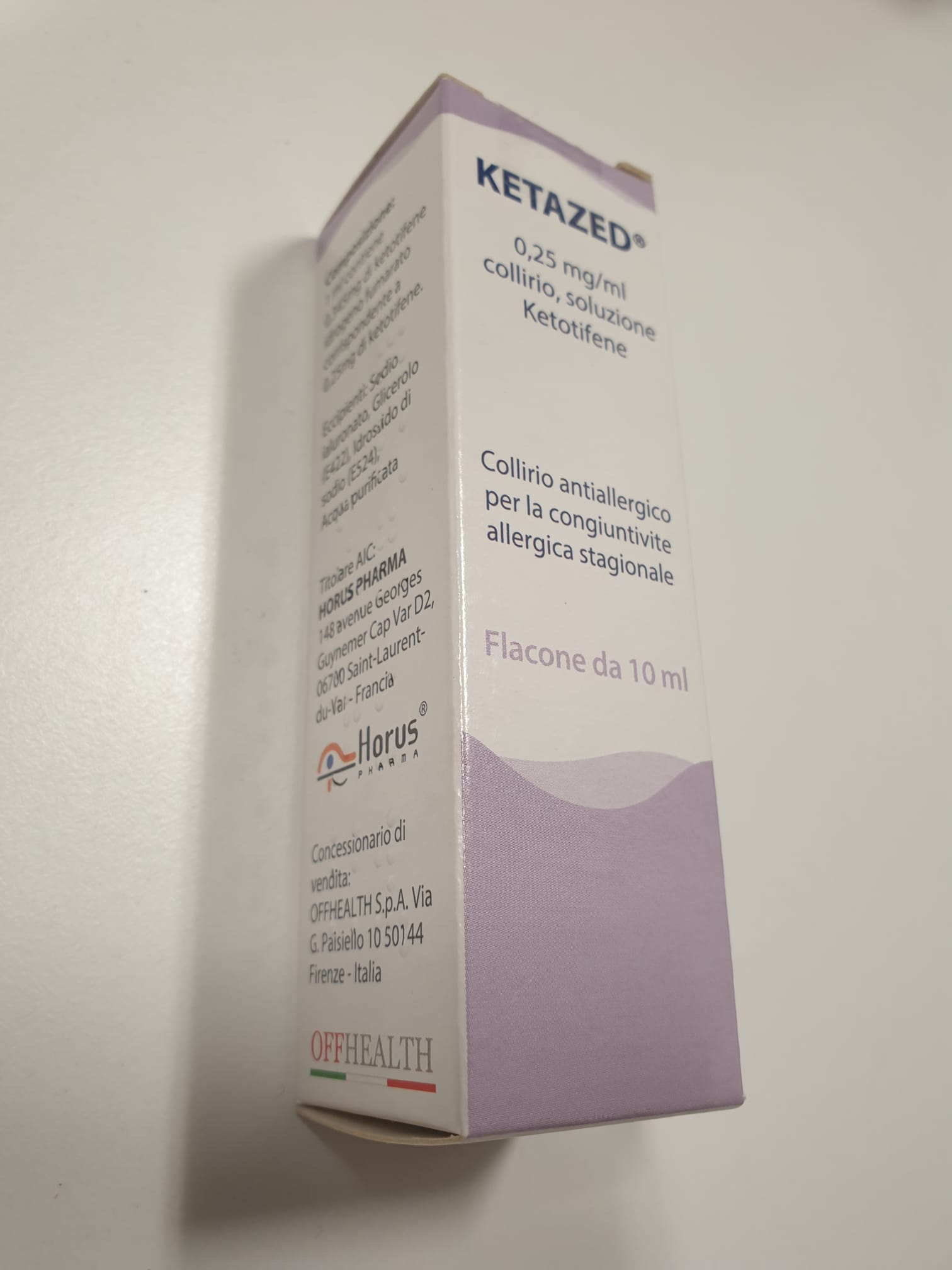 KETAZED*COLL 1FL 10ML0,25MG/ML - Farmaciapacini.it