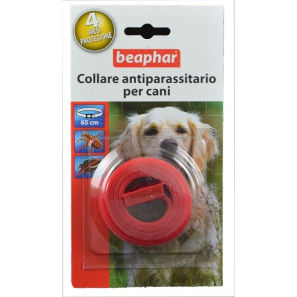 COLLARE ANTIPAR*ROSSO CANE65CM - Farmaciapacini.it