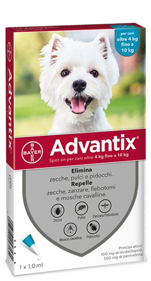 ADVANTIX SPOT ON*1PIP 4-10KG - Farmaciapacini.it