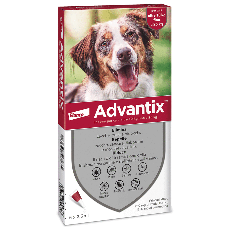 ADVANTIX SPOT ON*6PIP 10-25KG - Farmaciapacini.it