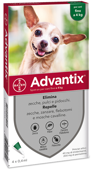ADVANTIX SPOT ON*4PIP 0-4KG - Farmaciapacini.it