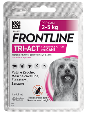 FRONTLINE TRI-ACT*1PIP 2-5KG - Farmaciapacini.it