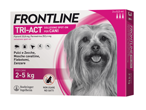 FRONTLINE TRI-ACT*3PIP 2-5KG - Farmaciapacini.it