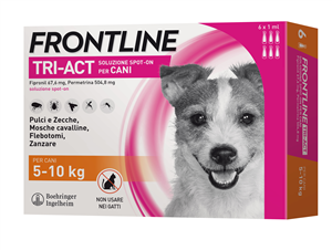FRONTLINE TRI-ACT*6PIP 5-10KG - Farmaciapacini.it