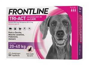 FRONTLINE TRI-ACT*3PIP 20-40KG - Farmaciapacini.it