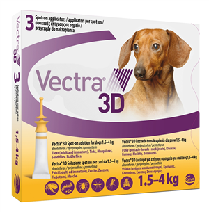VECTRA 3D*3PIP 1,5-4KG GIALLO - Farmaciapacini.it