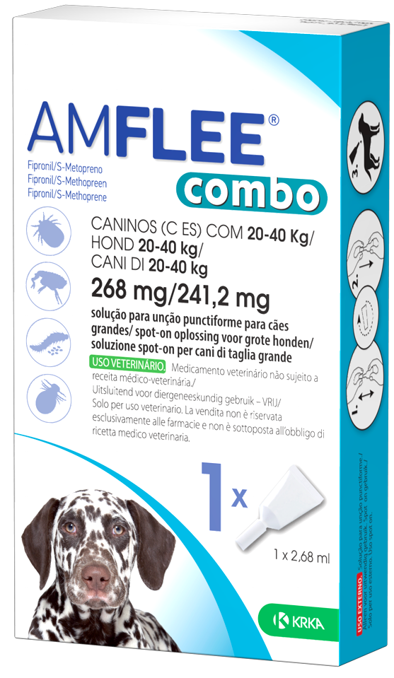AMFLEE COMBO*3PIP 20-40KG CANI - Farmaciapacini.it