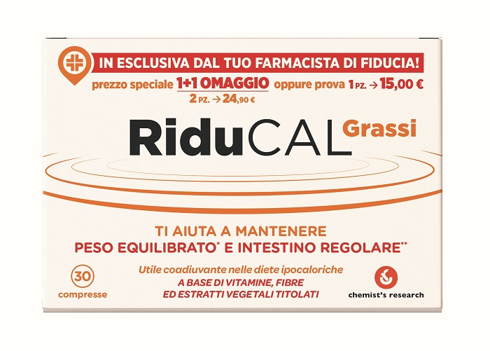RIDUCAL GRASSI 30 COMPRESSE - Farmaciapacini.it