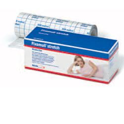 FASCIA AUTOADESIVA IPOALLERGENICA FISSAGGIO CATETERI FIXOMULL STRETCH SUPPORTO IN POLIESTERE NON TESSUTO BIANCO MASSA IN POLICARBONATO SENZA RESINE E GOMME NATURALI 15X1000CM - Farmaciapacini.it