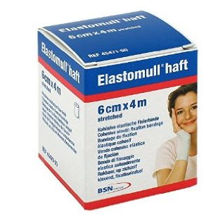 BENDA ELASTICA AUTOADESIVA ELASTOMULL HAFT COMPRESSIONE FORTE 6X400 CM - Farmaciapacini.it