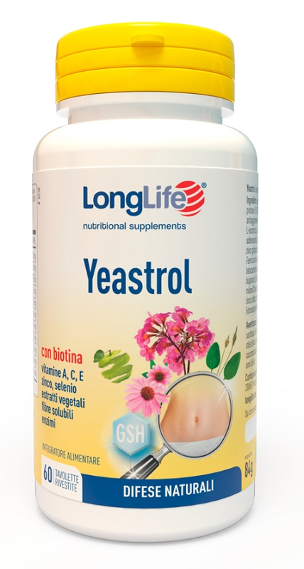 LONGLIFE YEASTROL 60 TAVOLETTE RIVESTITE - Farmaciapacini.it