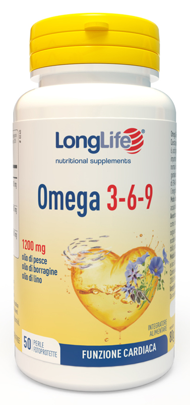 LONGLIFE OMEGA 3-6-9 50 PERLE FOTOPROTETTE - Farmaciapacini.it