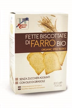 FSC FETTE BISCOTTATE DI FARRO BIO SENZA ZUCCHERI AGGIUNTI CON OLIO DI GIRASOLE SENZA OLIO DI PALMA 200 G - Farmaciapacini.it