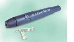 PENNA PUNGIDITO ACCU-CHEK SOFTCLIX + 25 LANCETTE SOFTCLIX + MANUALE DI UTILIZZO - Farmaciapacini.it