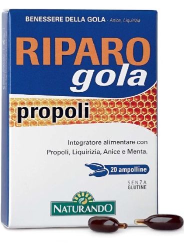 RIPARO GOLA PROPOLI 20 AMPOLLE BEVIBILI - Farmaciapacini.it