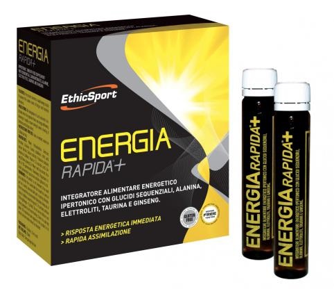 ETHICSPORT ENERGIA RAPIDA+ 10 FLACONCINI 25 ML - Farmaciapacini.it