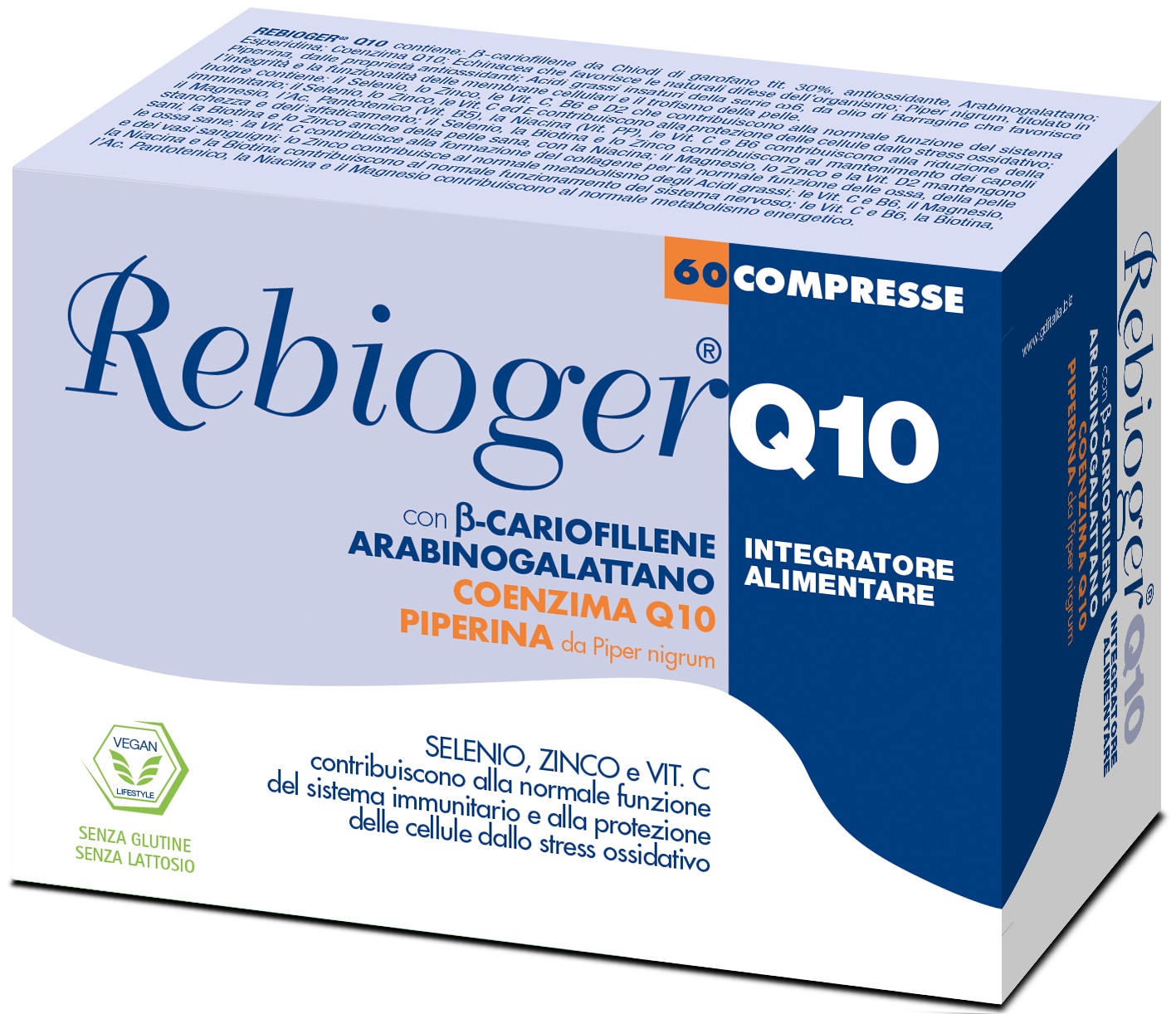 REBIOGER Q10 60 COMPRESSE - Farmaciapacini.it