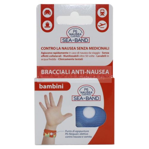 BRACCIALE ANTI NAUSEA PER BAMBINI P6 NAUSEA CONTROL 2 PEZZI - Farmaciapacini.it