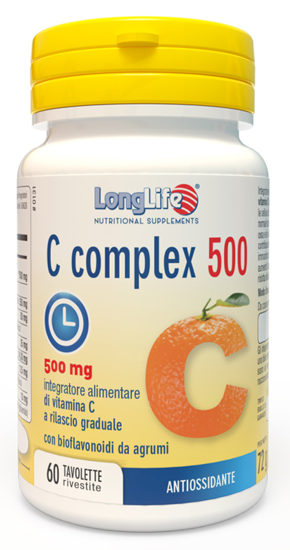 LONGLIFE C COMPLEX 500 TIME RELEASED 60 TAVOLETTE RIVESTITE - Farmaciapacini.it
