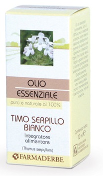 FARMADERBE OLIO ESSENZIALE TIMO SERPILLO BIANCO 10 ML - Farmaciapacini.it