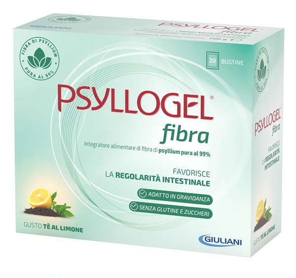 PSYLLOGEL FIBRA TE LIMONE 20 BUSTINE - Farmaciapacini.it