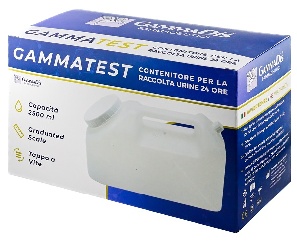 CONTENITORE STERILE PER LA RACCOLTA URINA GAMMASI 24H 2500 ML GAMMADIS - Farmaciapacini.it