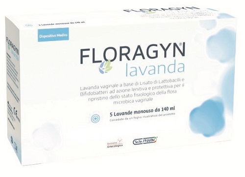 LAVANDA VAGINALE A BASE DI LATTOBACILLI LISATI FLORAGYN LAVANDA 140ML 5FLACONI - Farmaciapacini.it
