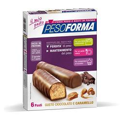 PESOFORMA BARRETTA CIOCCOLATO CARAMELLO 12 X 31 G - Farmaciapacini.it