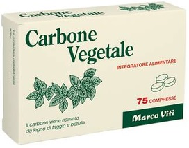 CARBONE VEGETALE 75 COMPRESSE - Farmaciapacini.it