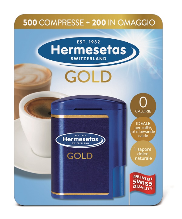 HERMESETAS GOLD 500+200 COMPRESSE 35 G - Farmaciapacini.it