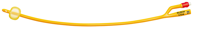 CATETERE FOLEY A MEDIA PERMANENZA  RUSCH GOLD PLUS A 2 VIE IN SILKOLATEX LATTICE-SILICONE PER ADULTO CH20 LUNGHEZZA 40 CM PUNTA CILINDRICA A 2 FORI PALLONCINO 30-50 ML 1 PEZZO - Farmaciapacini.it