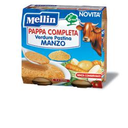 MELLIN PAPPA COMPLETA MANZO 250 G 2 PEZZI - Farmaciapacini.it
