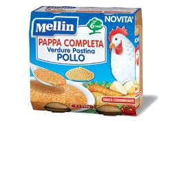MELLIN PAPPA COMPLETA POLLO 250 G 2 PEZZI - Farmaciapacini.it