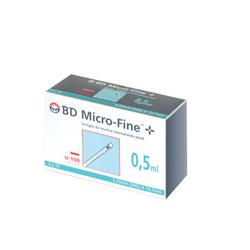 SIRINGA INSULINA BECTON DICKINSON 0,5 ML 100 UI AGO GAUGE 29 30 PEZZI - Farmaciapacini.it
