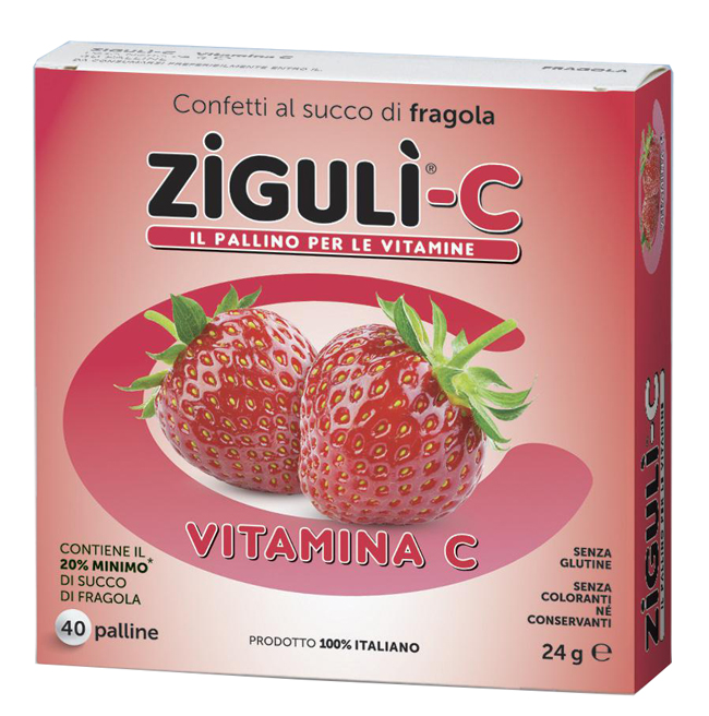 ZIGULI C FRAGOLA 40 CONFETTI 24 G - Farmaciapacini.it