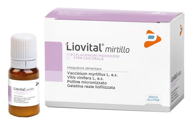 LIOVITAL MIRTILLO 8 FLACONCINI 10 ML - Farmaciapacini.it